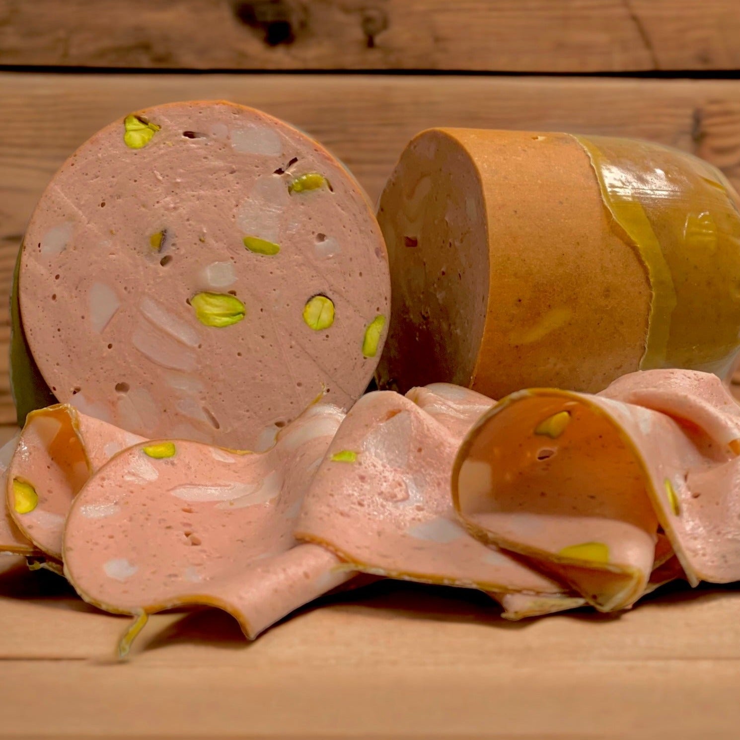 Mortadella Italiana con pistacho 200 gr.