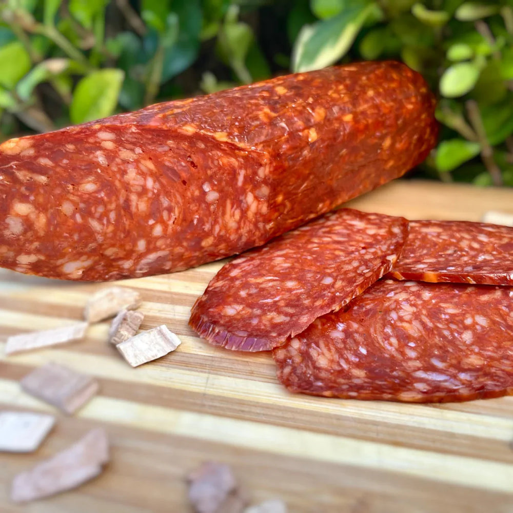Chorizo español curado
