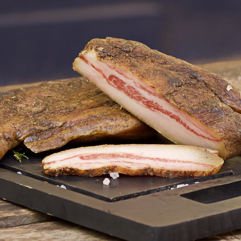 Guanciale condimentado