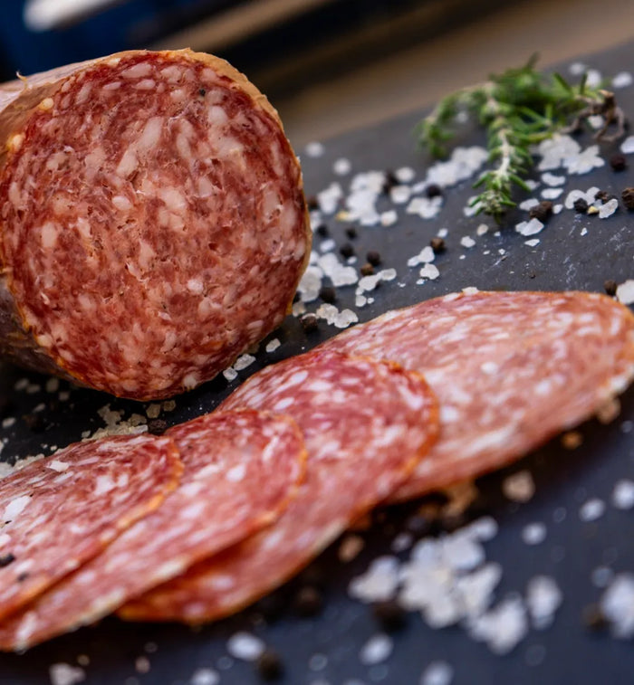 Salame Milano en corte