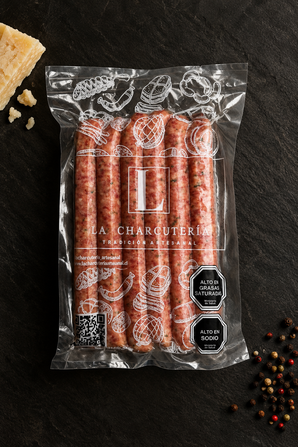 Chistorra Blanca (con Parmesano) 350g