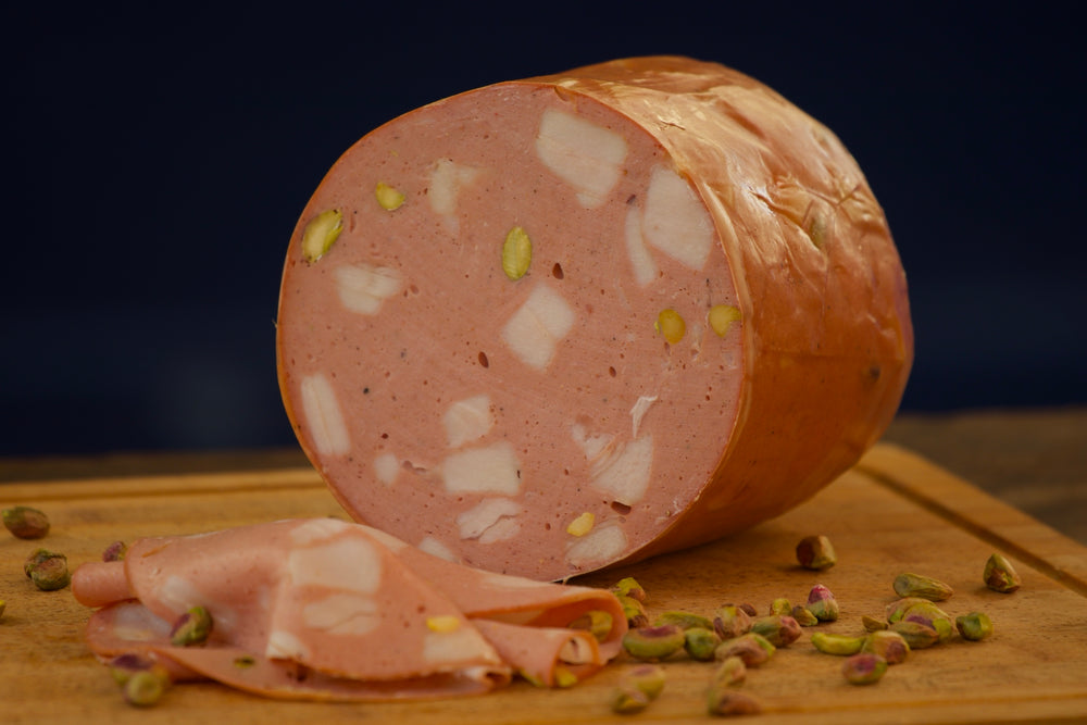 Mortadela con pistacho 200g