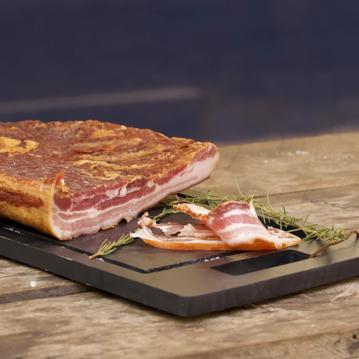 Pancetta madurada y ahumada