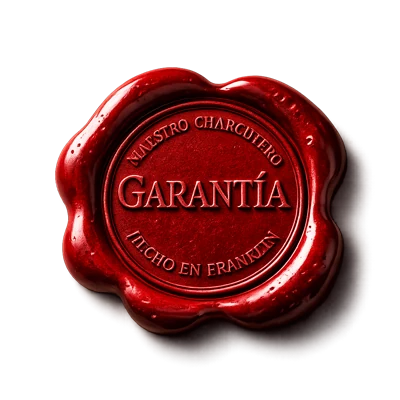 Sello de garantía: Maestro charcutero, Garantía, Hecho en Franklin